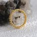 Personality Exaggerated Niche Design Cold Style Ring Female Copper Plated Real Gold Dense Small Round Bead Ring_ipsvogv.com