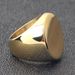 Women's Jewelry Stainless Steel Polished Surface Laser Logo Ring 22MM Round Polished Simple Fashion Titanium Steel Ring_ipsvogv.com