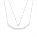 Only Double Layer Single Diamond Smile Necklace Female Element Crystal Clavicle Necklace Female_ipsvogv.com