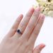 Unisex popular jewelry Korean simple engagement women's ring set Zircon micro inlaid real gold plated ring_ipsvogv.com