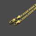 Creative New Product Men's Hip Hop Stainless Steel Three Short and One Long Thin Gold Chain Necklace_ipsvogv.com