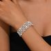 Unisex Masquerade Diamond Bracelet Gatsby Bachelor Party Rhinestone Geometry Bride Wedding Ball Bracelet_ipsvogv.com