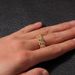 Hip Hop Rap Cuban Chain 8mm Full Set Zircon Electroplated Real Gold Trendy Men's Ring Accessory_ipsvogv.com