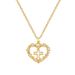 【 】 Love Cross Light Luxury Charm Gorgeous Full Diamond Necklace Women's Versatile Clavicle Titanium Steel Chain_ipsvogv.com