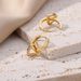 Women's Jewelry Heart Hollow Design Zircon Earrings Personality Simple Temperament Girls Earrings_ipsvogv.com