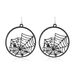 creative spider earrings nightclub exaggerated animal earrings female earrings Gothic style Halloween jewelry_ipsvogv.com