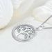Fashion Ing S Green Zircon Tree Of Life Pendant Necklace Foreign Trade Cross Border Sier Jewelry Processing_ipsvogv.com