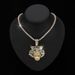 Personalized Tiger Small Crowd Cool Domineering Jewelry Alloy Fried Dough Twists Necklace Tiger Pendant_ipsvogv.com