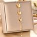 Japanese And Korean Minimalist Titanium Steel Necklace With Versatile Feminine Qualities, Three-dimensional Frosted_ipsvogv.com