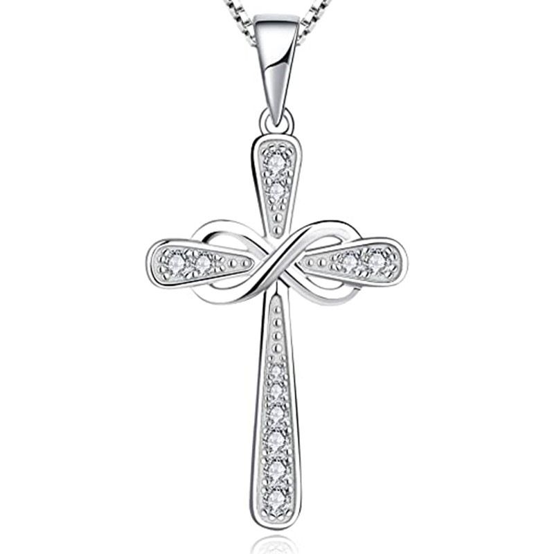 Cao Shi's Jewelry Eternal Infinite Love Mobius Ring Necklace Fashionable New Accessories_ipsvogv.com
