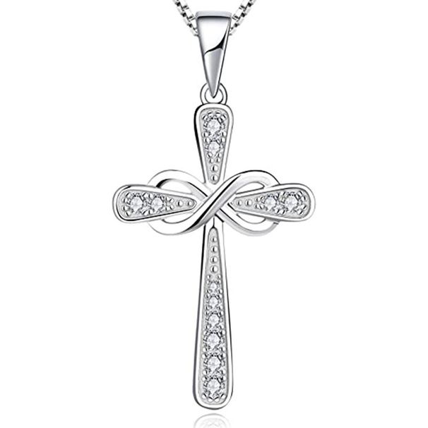 Cao Shi's Jewelry Eternal Infinite Love Mobius Ring Necklace Fashionable New Accessories_ipsvogv.com