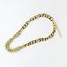 Unisex 15mm Diamond Shaped Gold Plated Diamond Necklace For Men Trendy Brand Cool Hip Hop Cuban Chain_ipsvogv.com
