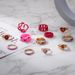 New Macaron Drip Oil Cute Cartoon Frog Love Color 12 Piece Set Ring_ipsvogv.com