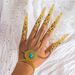 Jewelry Halloween Gothic Ghost Finger Punk Cone Nail Chain Ring Bracelet_ipsvogv.com