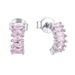 S925 sterling silver earrings color zircon simple versatile earrings for women jewelry silver jewelry_ipsvogv.com