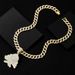 Fashionable Alloy Block Rock Sugar Diamond Creative Christmas Tree Pendant, Hip-hop Men's Niche Atmosphere Jewelry_ipsvogv.com