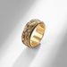 Men's Jewelry Devil's Eye Titanium Steel Ring Rotating Stress Relieve Anxiety Stainless Steel Ring Retro Hand Jewelry_ipsvogv.com