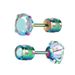 1 Pair 4mm-8mm AB Diamond Laser Sparkling Zircon Stud Earrings Elegant Minimalist Style Stainless Steel Screw-in Ear Jewelry Daily Casual_ipsvogv.com