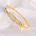 Personality Niche Design Titanium Steel Bracelet With Diamond Zipper Bracelet Girl Premium Stainless Steel Delicate Circle Bracelet_ipsvogv.com