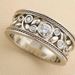 Cao Shi Fashion Versatile Wide Edition Heavy Duty Hollow Flower Handmade Ring Personalized Baroque Style_ipsvogv.com