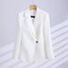 Women's Clothing High end professional pants suit white suit jacket suit fashionable business formal wear female beautician work clothes trend_ipsvogv.com