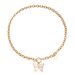 Simple White Butterfly Fritillary Necklace, Temperament Metal Thick Aluminum Chain Sweater Chain_ipsvogv.com