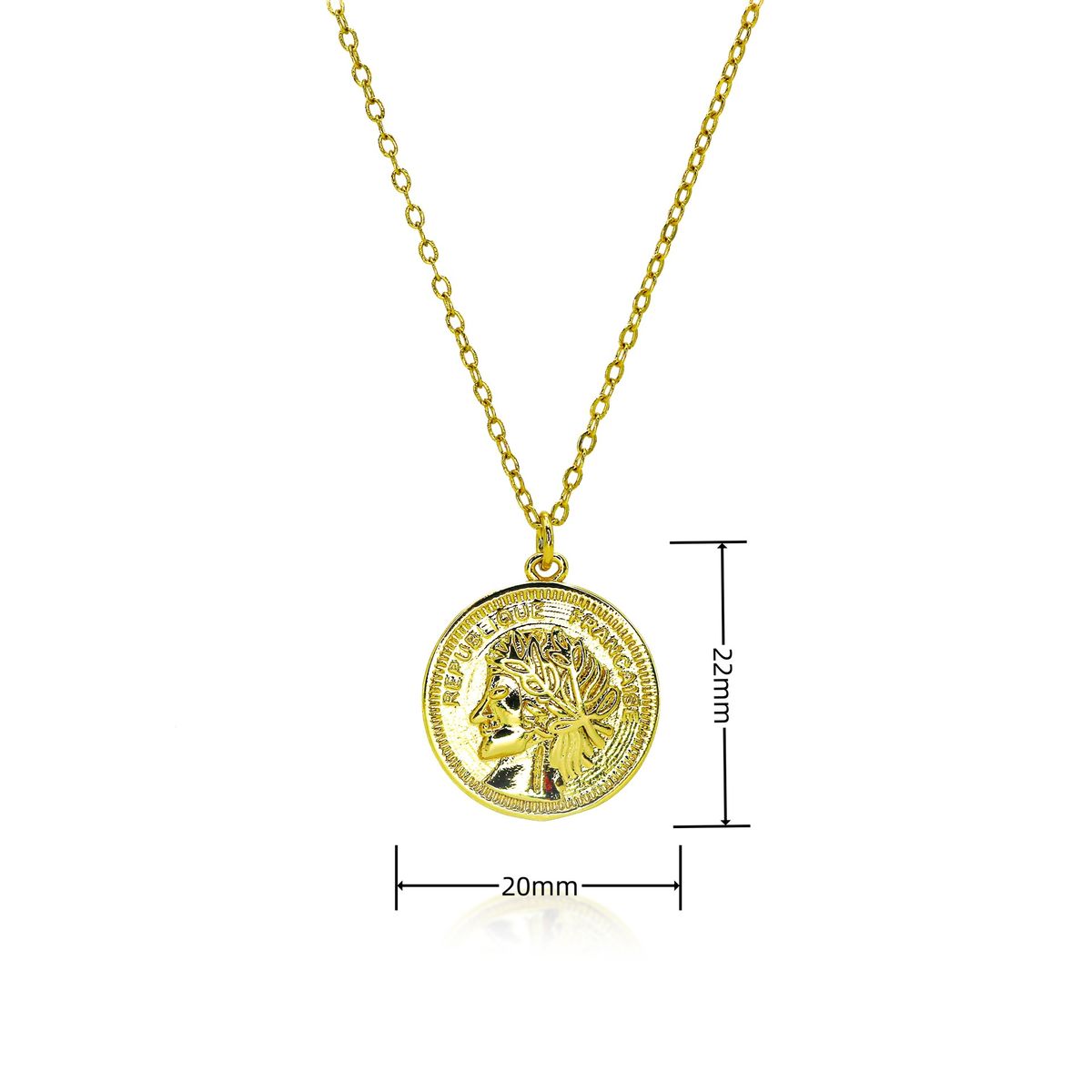 Devil's Eye Necklace Pendant Female Sun Totem Clavicle Chain Does Not Fade Personality Versatile Female_ipsvogv.com