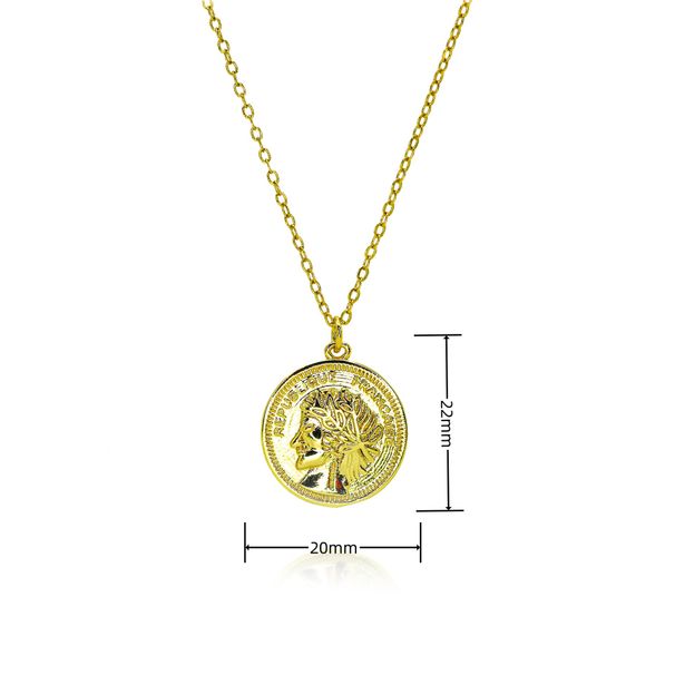Devil's Eye Necklace Pendant Female Sun Totem Clavicle Chain Does Not Fade Personality Versatile Female_ipsvogv.com