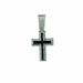 Black Drip Oil Cross Full Of Diamonds Street Hip Hop Clothing Accessories Necklace_ipsvogv.com