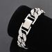 Hip-Hop Style Men's Dominant Cuban Full Zircon Exaggerated Large Gold Chain Bracelet_ipsvogv.com