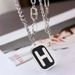 Alphabet necklace female alloy non-fading long sweater chain fashion personality net red autumn and winter 100 matching ornaments_ipsvogv.com