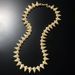 Hip hop domineering rap men's full diamond geometric water droplet alloy necklace trendy bouncing collarbone chain_ipsvogv.com