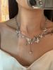 Hot Girl Mechanical Butterfly Necklace Retro Heavy Clavicle Chain Medieval Niche Hollow Metal Necklace Light Luxury Jewelry Trend_ipsvogv.com