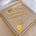 Body 【 Full Titanium Steel 】 Circular Small Snake Personality Extremely Simple Wind Furnace Real Gold Necklace Female 【 】_ipsvogv.com