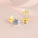 S925 Sterling Silver Fashion Simple Classic Four Claw Earrings Earrings Moissanite Earrings For Women_ipsvogv.com