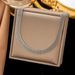 Titanium Steel Non Fading Wide Woven Metal With Women's Mesh Strap Bracelet_ipsvogv.com