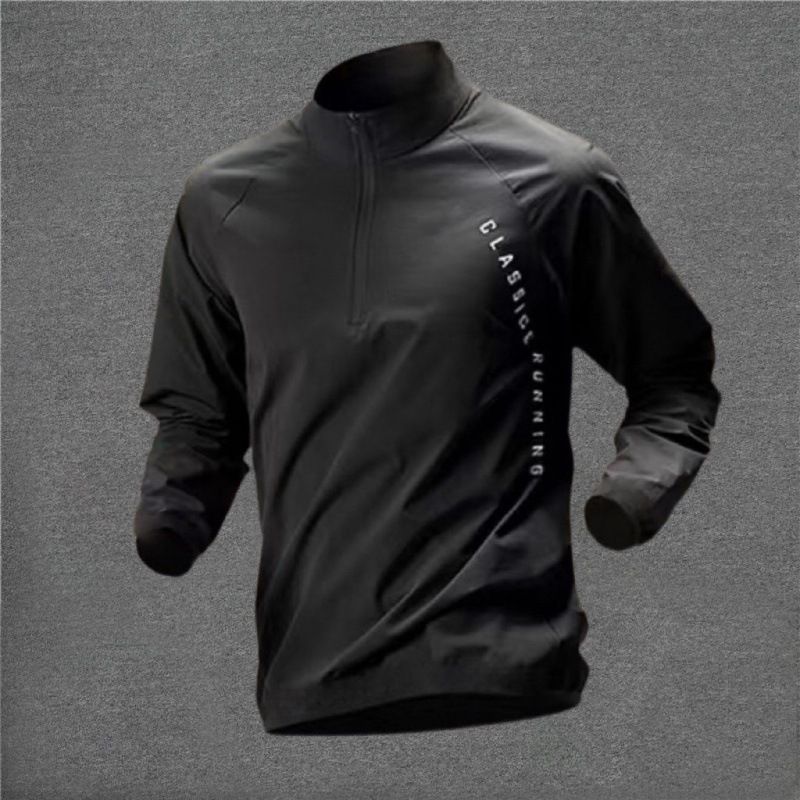 Men's Clothing training suit quick drying clothes long sleeve autumn and winter sports student cycling sports shirt top running jacket sports suit_ipsvogv.com