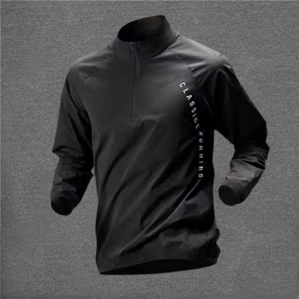 Men's Clothing training suit quick drying clothes long sleeve autumn and winter sports student cycling sports shirt top running jacket sports suit_ipsvogv.com