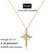 Hot Selling Crown Cross Pendant For Women, Rotatable And Versatile, Light Luxury Cross Necklace, Collarbone Chain_ipsvogv.com