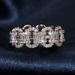 Cao Shi's New Fashionable And Luxurious Large Row Zirconia Diamond Copper Jewelry Ring For Female Couples_ipsvogv.com