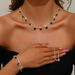 Women’s Jewelry Set Fashion Fashionable Bridal Suits Wedding Jewelry Necklace Earrings Bracelet Ring Round Simple Suit Dress Accessories_ipsvogv.com