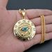 Ancient Egyptian Eye of Horus Titanium Steel/Stainless Steel Pendant The Eye of Horus Eagle Head Eye Necklace_ipsvogv.com