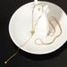 Fashion Round Pearl Women Necklace Light Luxury Niche All-match Round Gold-plated INS Style Long Snake Bone Chain_ipsvogv.com