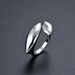 Simple Color Preserving Personality Leaf Irregular Ring Opening Adjustable Unisex Hand Jewelry INS_ipsvogv.com