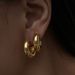 Spot Factory INS Fashionable Niche INS Retro Titanium Steel Solid SHINE Polished C Earrings_ipsvogv.com