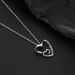 Fashionable Personality, Size, Heart-shaped Hollow Out Sister, My Friend English Engraved Necklace Accessory_ipsvogv.com