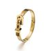 Titanium Steel Bracelet, Trendy Brand, High-end Decoration Collection, Tycoon Gold Pure Black Horseshoe Belt Buckle,_ipsvogv.com