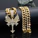 Hot Selling Personality Wing Pendant Cuban Unisex Niche Versatile Jewelry Chain Necklace_ipsvogv.com