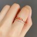 Cao Shi Agete Style Handjewelry Women's Number 8 Infinite Plating Rose Gold Engagement Wedding Ring_ipsvogv.com