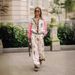 Women's clothing casual fashion all-match linen printed macaron long-sleeved suit_ipsvogv.com